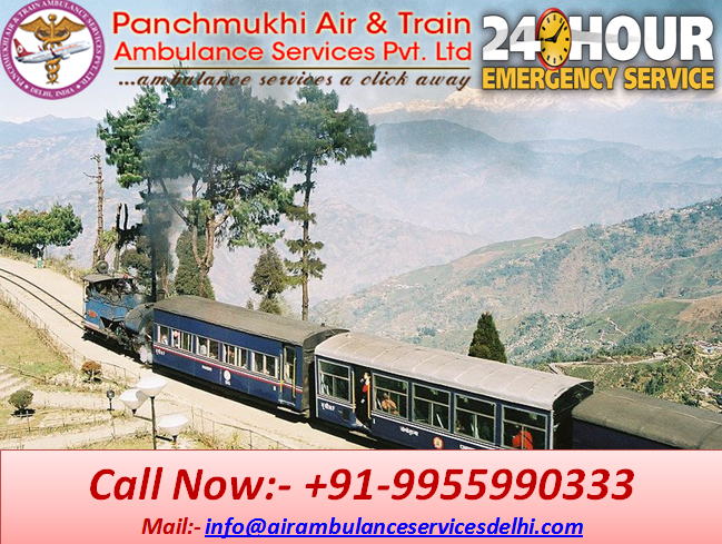 24 hours helpful panchmukhi train ambulance patient transfer services in India 01