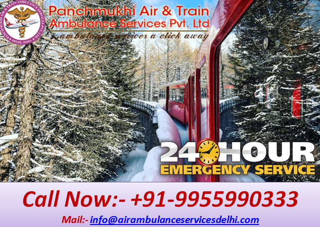 24 hours helpful panchmukhi train ambulance patient transfer services in India 02