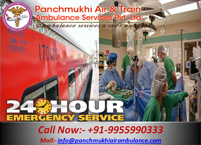 24 hours helpful train ambulance patient transfer services in India 01